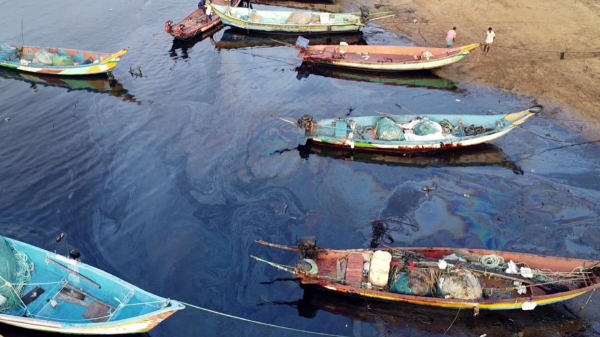 20 thousand litre of oil waste disposed from ennore area: says chennai corporation commissioner 20 thousand litre of oil waste disposed from ennore area: says chennai corporation commissioner