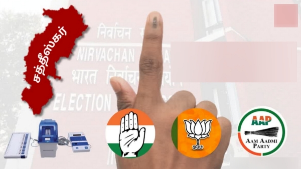 Chhatisgarh election results 2023: Election results are coming out in favor of the BJP Chhatisgarh election results 2023: Election results are coming out in favor of the BJP
