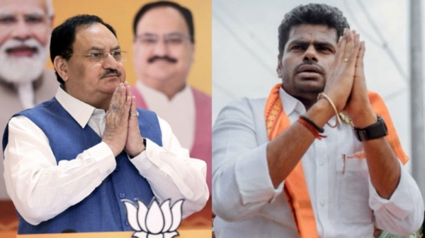 Cyclone Michaung: BJP JP Nadda calls to Annamalai and asks the situation in chennai and othe parts of TN Cyclone Michaung: BJP JP Nadda calls to Annamalai and asks the situation in chennai and othe parts of TN