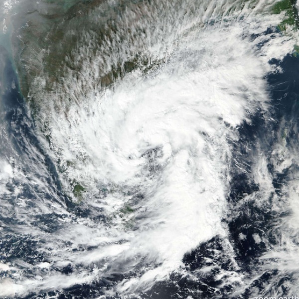 Lets see where the michaung storm distance from Chennai 