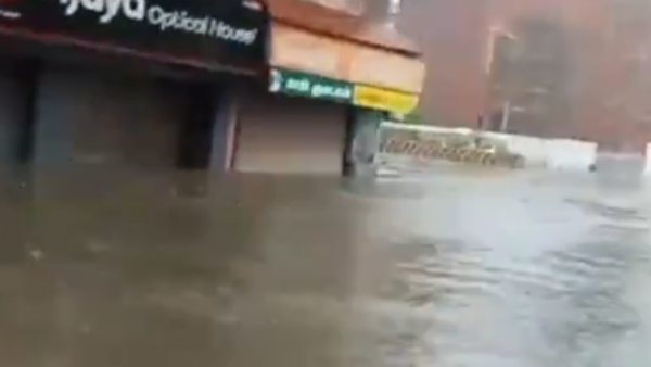  Cyclone michaung As water is draining in Chennai, many videos comparing yesterday and today are trending