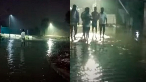 Naduveerappattu lake broke out in Kundrathur 