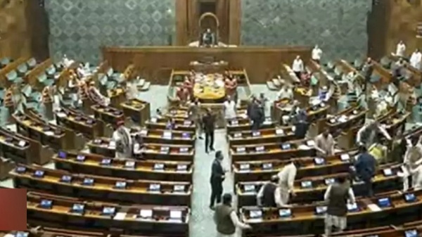 After 22 years of Parliament attack todya two men entered Lok Sabha andopened caninsters