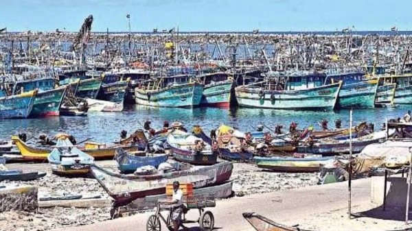 Fishery department has banned fishing from Thoothukudi and Ramanathapuram districts 