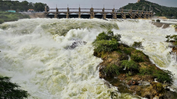 Mettur dam water level reached 69 feet today 16th December 2023 