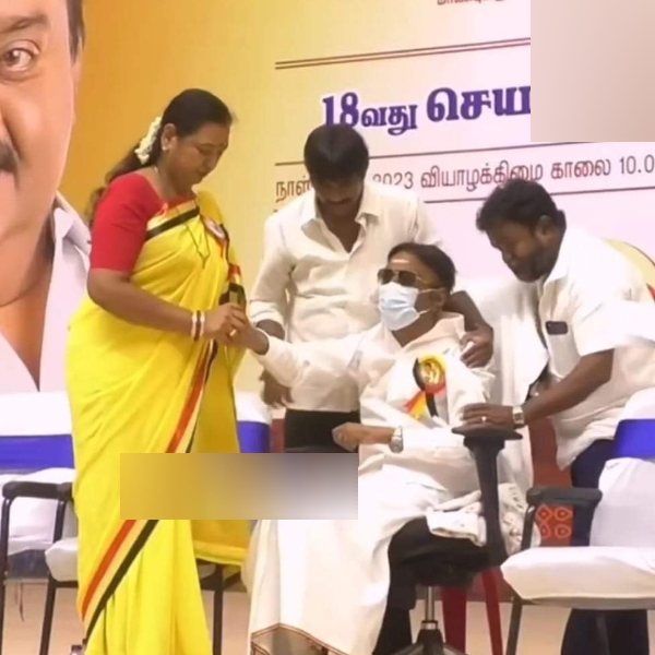 Is Vijayakanth is not a politically correct person? 