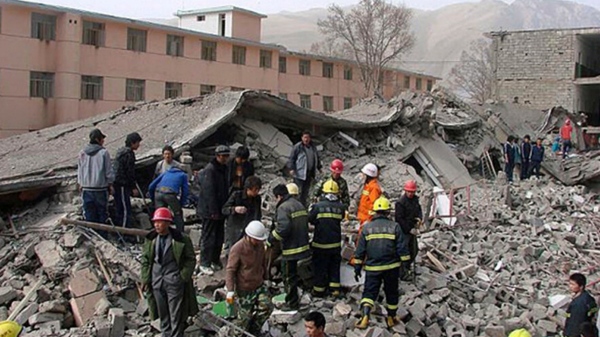 Another earthquake 5.5 richeter jolts in Xinjiang region after Gansu and Qinghai provinces in China 