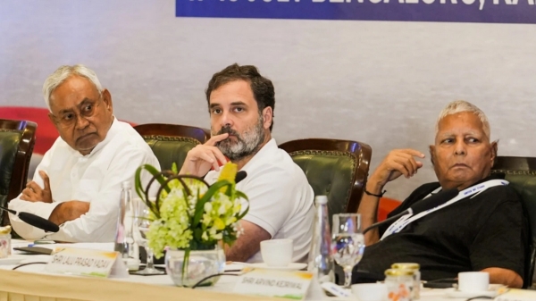  I.N.D.I.A. bloc: Rahul Gandhi hold discuss with Nitish Kumar