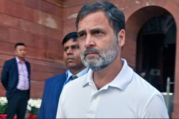 BJP MPs in the Lokshaba ran away when the intruders barged says Rahul Gandhi 