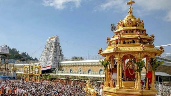 What are the steps to worship Tirupati Venkatachalapathy temple?