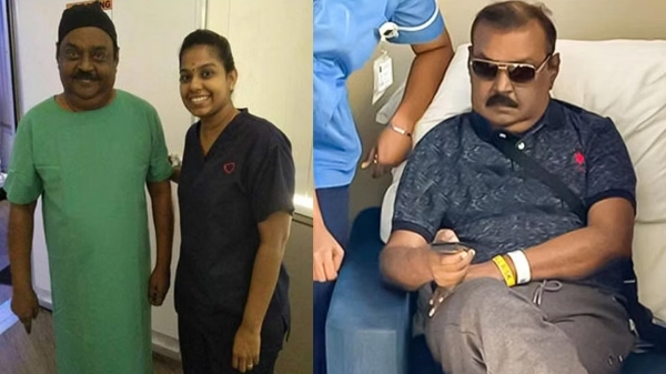what are the health issues faced by Vijayakanth? 