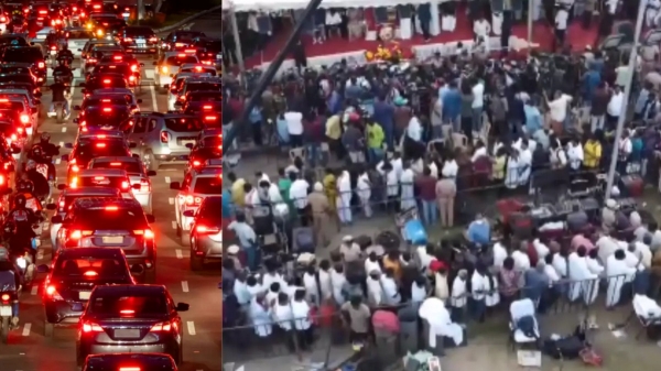  Chennai Police asked people to avoid EVR road due to Vijayakanth Funeral Procession