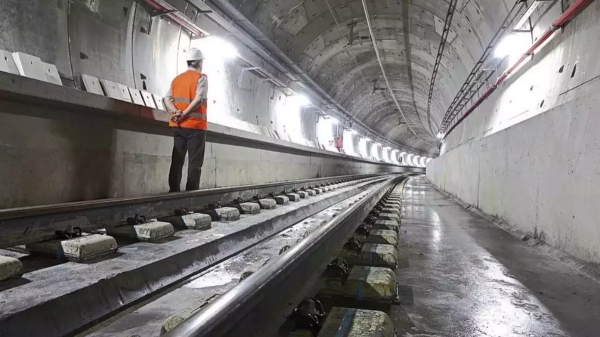 Chennai Metro works for underground tunnel starts in Adyar River Front 