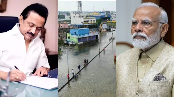  CM Stalin wrote letter to PM Modi asking Rs 5,060 crore as interim relief for Cyclone Michaung