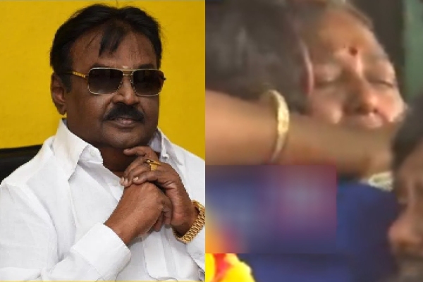 Premalatha broke into tears by hugging her 2 sons 