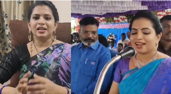 Actress Akila explains what happened with VCK chief Thirumavalavan on a stage 