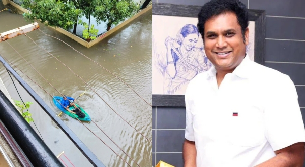 Chennai flood: TRB Raja Contribtion Chennai flood: TRB Raja Contribtion