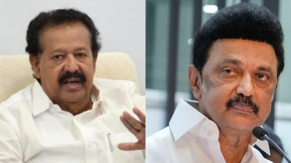 Disqualified Ex Minister Ponmudi meets CM MK Stalin 