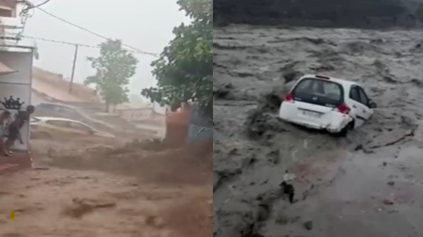 Fact check on a video of cars being washed away due to flood in Tuticorin 