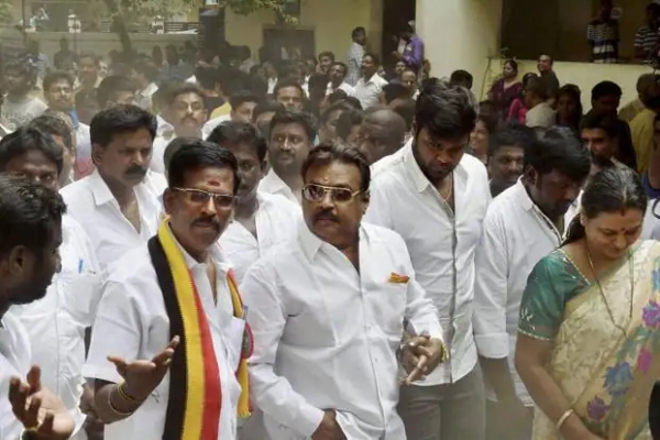 Who is going to capture the votes that Vijayakanth has got in elections