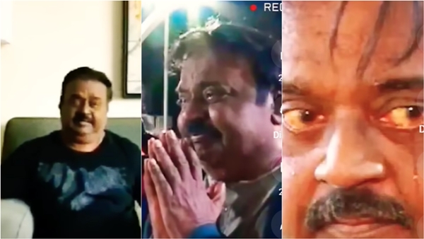 An old video of Vijayakanth paying tribute to kalaingar on his death is now going viral 