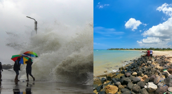 Couples did wedding shooting amid the cyclone Michaung in ECR beach