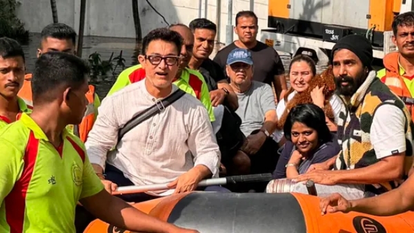 Why did Aamir Khan come to Chennai? 