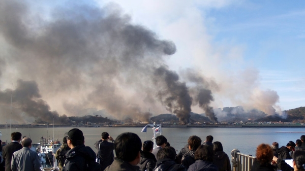 South Korea initiated an evacuation order on Yeonpyeong Island following a maritime attack by North Korea 