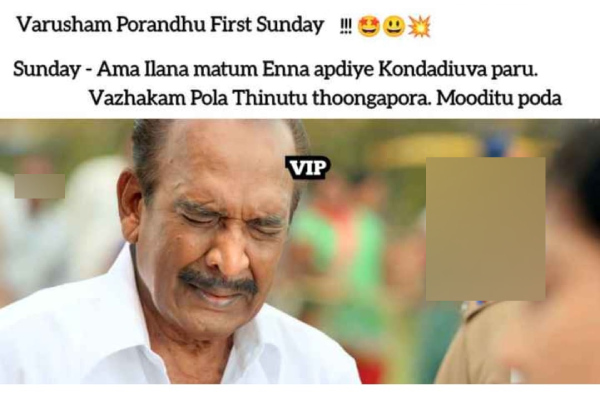 Sunday memes: Funny memes collection on sunday special food 07-01-2023