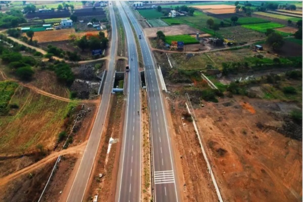 Bridge works are underway amid the Chennai - Tiruchirappalli Expressway DPR works 
