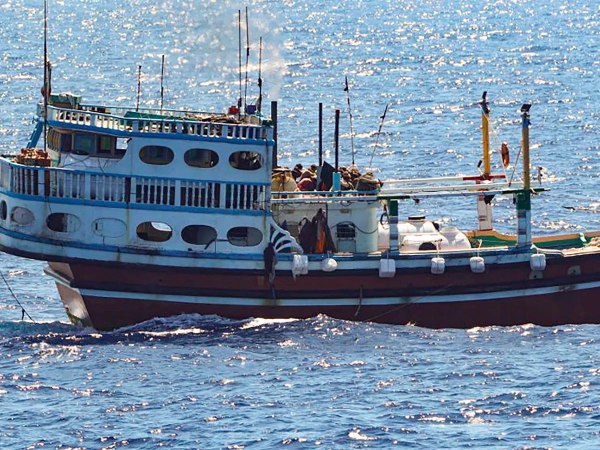 Indian Navy rescues Iranian - flagged fishing vessel hijacked by pirates Indian Navy rescues Iranian - flagged fishing vessel hijacked by pirates