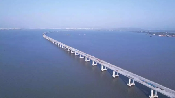  Indias longest sea bridge will be opened tomorrow between Sewri and Nhava Sheva in Mumbai