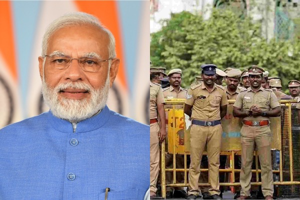 Why Tamil Nadu police is giving protection to Prime Minister Modi in Lakshadeep? 