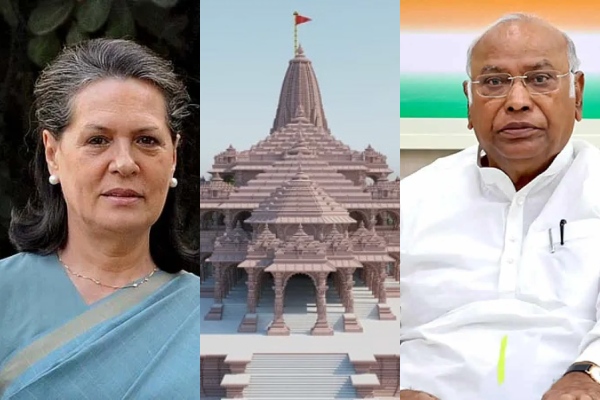 Congress leaders including Sonia Gandhi and Mallikarjun kharge to skip Ayodhya Ram Mandirs Inauguration Congress leaders including Sonia Gandhi and Mallikarjun kharge to skip Ayodhya Ram Mandirs Inauguration