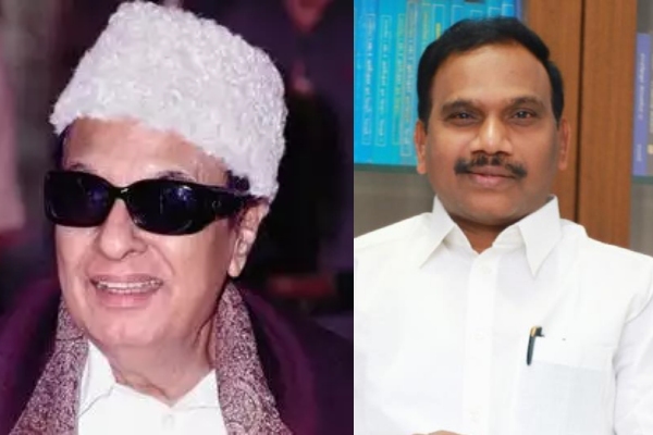 DMK MP A Raja criticises very badly on MGR 