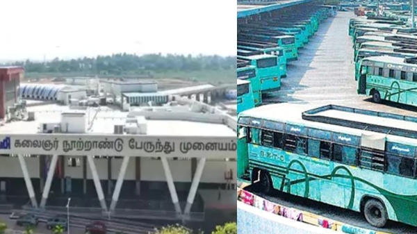 At Kilambakkam Bus terminal, the details of which buses depart from which platform for which town are released 
