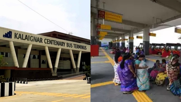Kilaampakkam Bus Stand gets another new board on the route map 