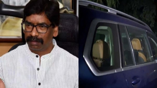ED officials seized Jharkhand Chief Minister Hemant Sorens BMW car in Delhi 