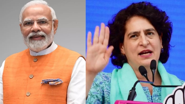  Priyanka Gandhi targets PM Modi over Manipur crisis