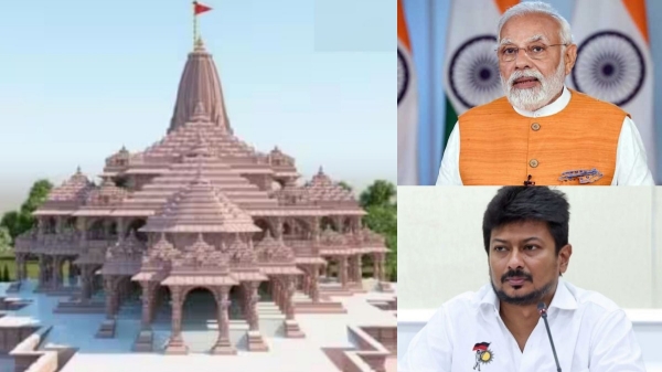  Consecration of ayodhya ram temple Shankaracharyas oppose Modi because he is OBC Udhayanidhi Stalin