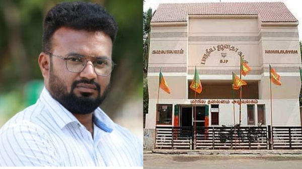 Bjp Demand, Tn govt should set up a team headed by a senior IPS officer to trace those behind the attack on journalist Nesa prabhu 