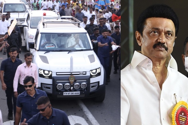  Stalin was the last to attend the Kalaignar 100 art festival, was the first to leave. 