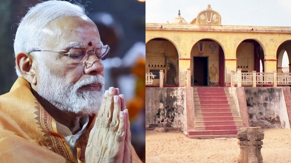 PM Modi will visit Ram setu place and Kothandaram temple at Dhanuskodi in Ramanathapuram PM Modi will visit Ram setu place and Kothandaram temple at Dhanuskodi in Ramanathapuram