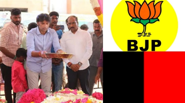 Can BJP form alliance with DMDK and why did TN BJP vinoj p selvam meet Premalatha Vijayakanth