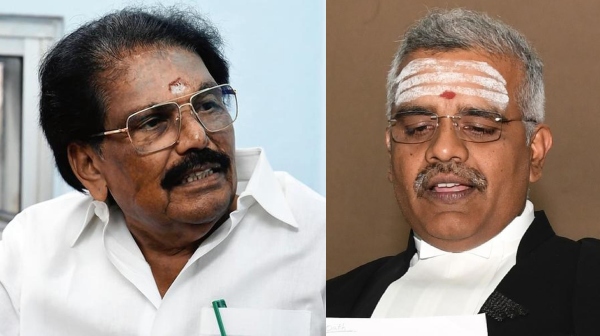 Supreme Court ordered to send a notice to Justice Anand Venkatesh in Minister KKSSR Ramachandran case