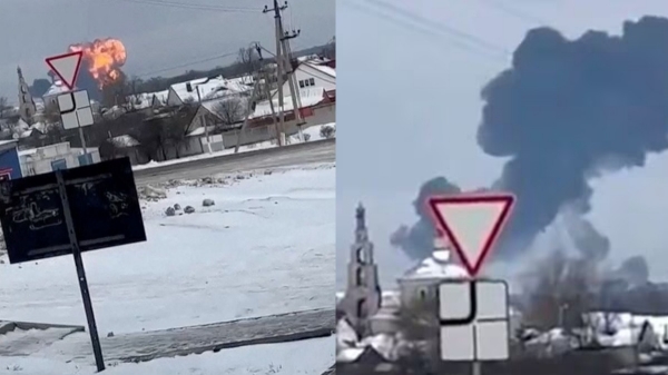 Russian plane carrying Ukrainian prisoners crashes 