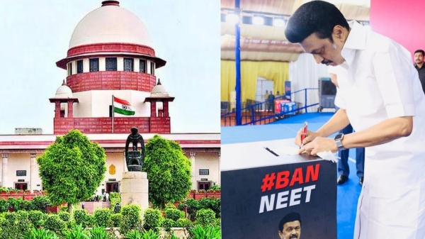 Supreme Court dismissed a petition to a stay on DMK signature campaign against the NEET 