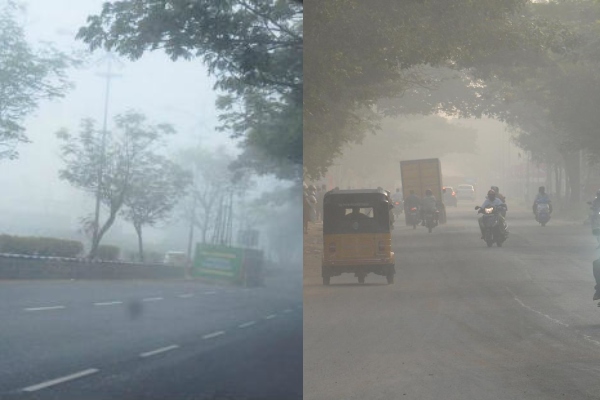 Heavy fog in various places for across Tamilnadu next two days says Chennai meteorological dept