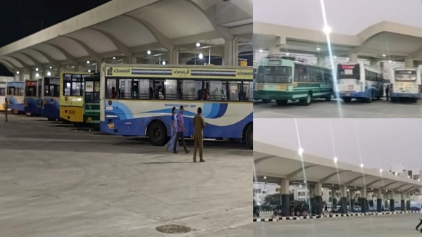 Kilambakkam Bus Stand and without People crowd in Chennai Kilambakkam Bus Terminus due to Pongal Festival Kilambakkam Bus Stand and without People crowd in Chennai Kilambakkam Bus Terminus due to Pongal Festival