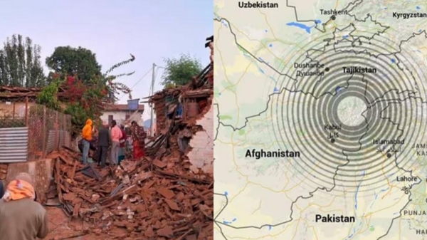 2 tremors hit in Afghanistan midnight 
